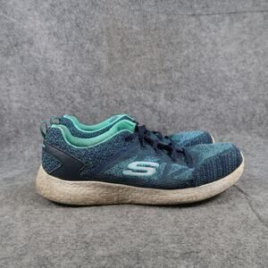 Skechers Shoes Womens 8 Athletic Trainers Lite Weight Active Casual Sneaker Blue
